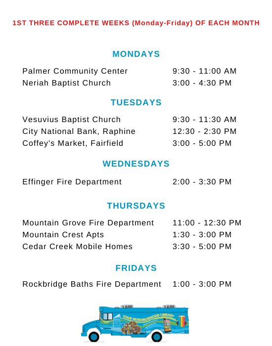 BMB Schedule BMB Schedule